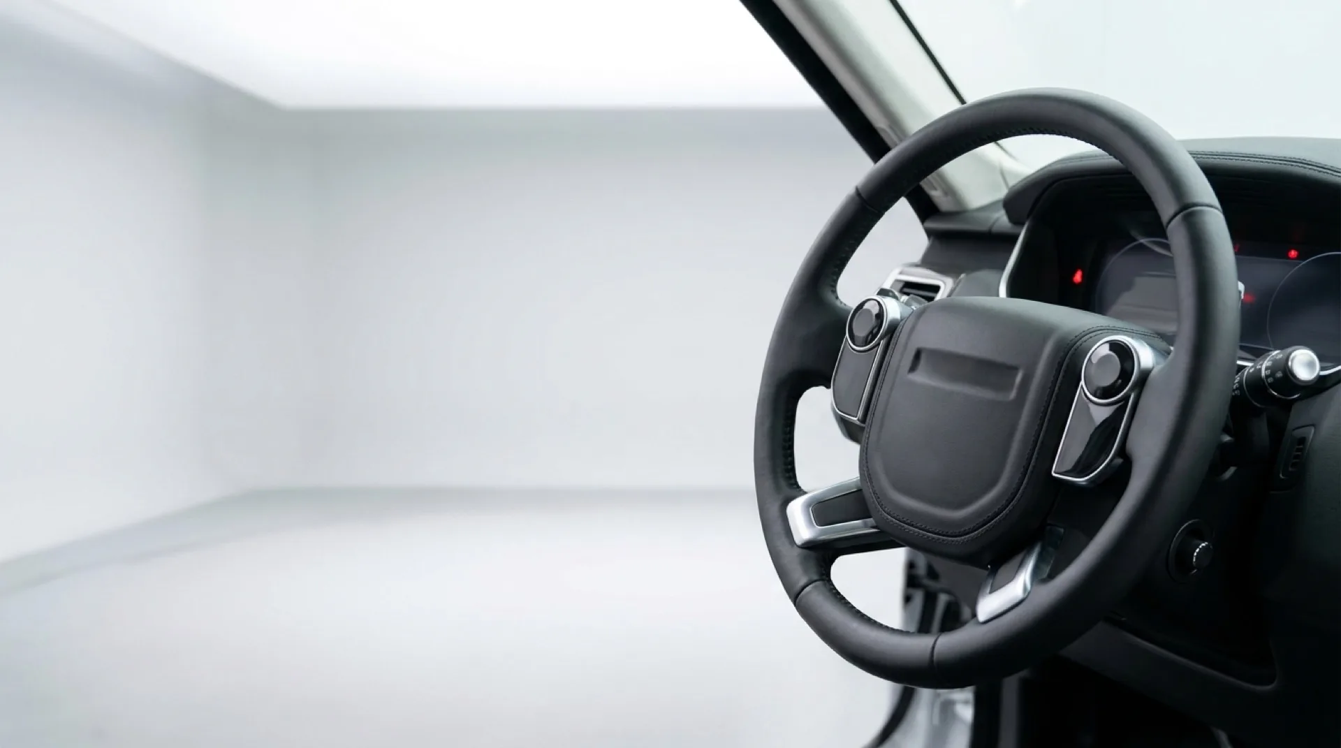 Modulo airbag nel volante di un'auto